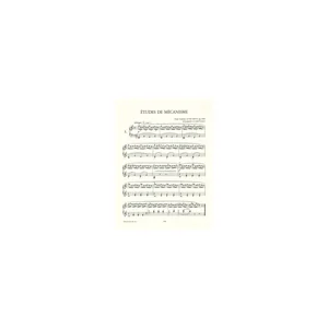 Edition Peters Czerny Études de Mécanisme