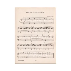 Edition Peters Czerny Études de Mécanisme