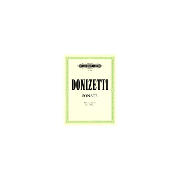 Edition Peters Donizetti Sonate Flute C-Dur