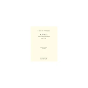 Edition Peters Donizetti Sonate Flute C-Dur