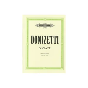 Edition Peters Donizetti Sonate Flute C-Dur