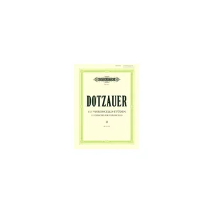 Edition Peters Dotzauer 113 Cello-Etüden 2