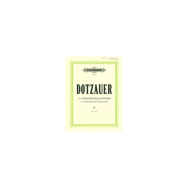 Edition Peters Dotzauer 113 Cello-Etüden 2