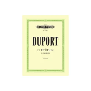 Edition Peters Duport 21 Etüden Cello