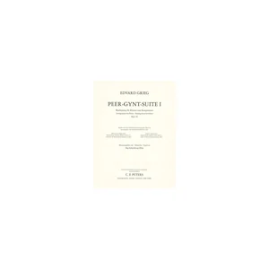 Edition Peters Grieg Peer-Gynt-Suite 1