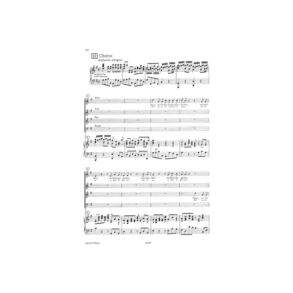 Edition Peters Händel Der Messias HWV56