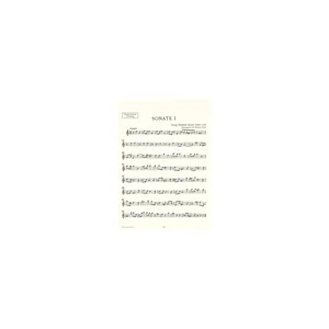 Edition Peters Händel Hallenser Sonaten