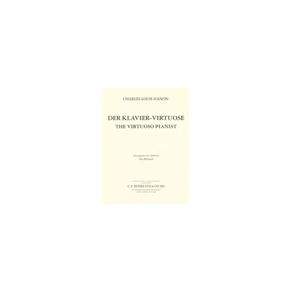 Edition Peters Hanon Der Klavier-Virtuose
