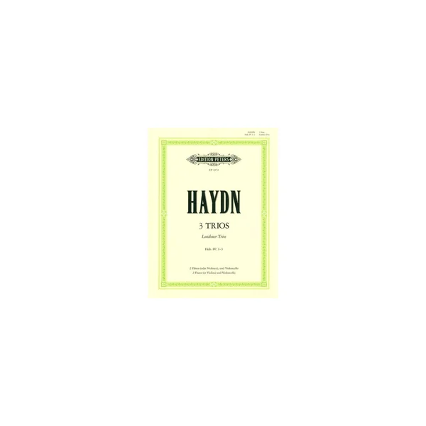 Edition Peters Haydn 3 Trios Flöten und Cello