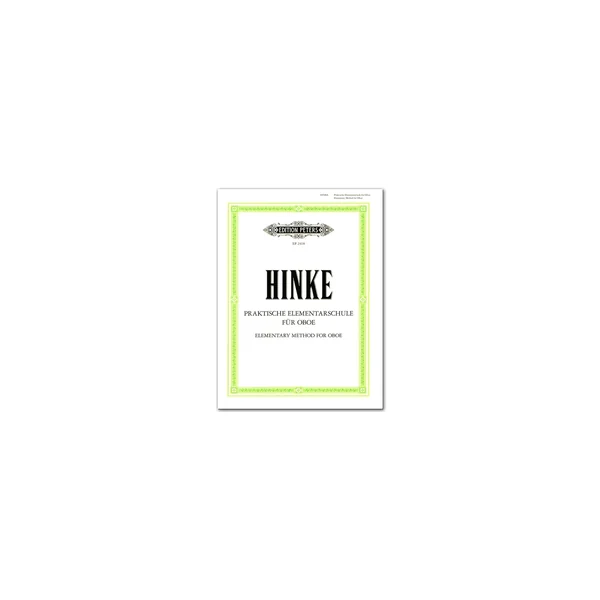 Edition Peters Hinke Method Oboe
