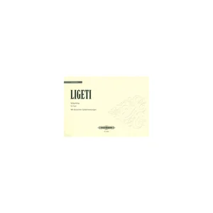 Edition Peters Ligeti Volumina