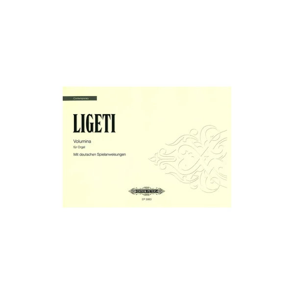 Edition Peters Ligeti Volumina