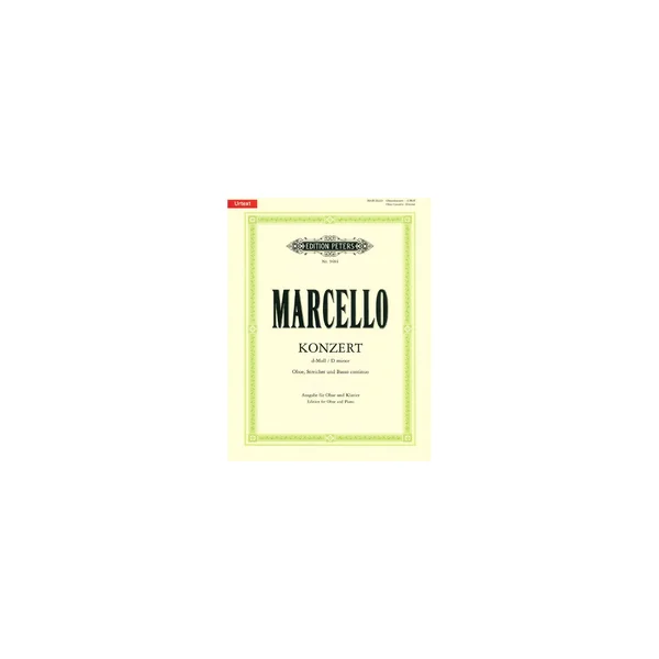 Edition Peters Marcello Concerto d-moll Oboe