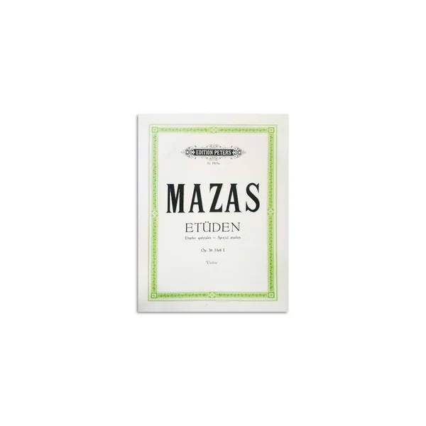 Edition Peters Mazas Etüden op.36 Heft 1