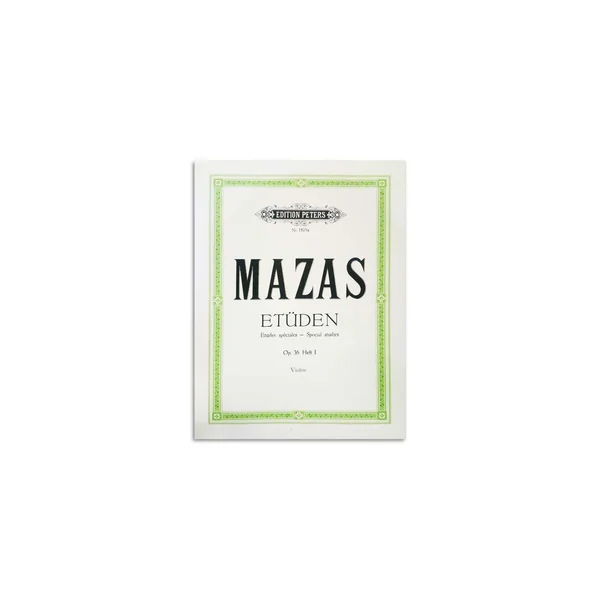 Edition Peters Mazas Etüden op.36 Heft 1