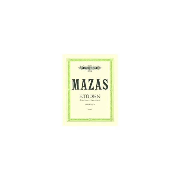 Edition Peters Mazas Etüden op.36 Heft 2