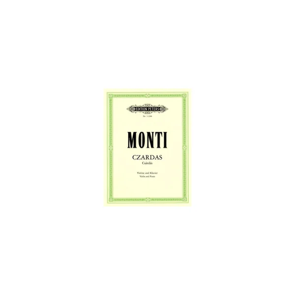Edition Peters Monti Czardas Violin und Klav