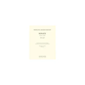 Edition Peters Mozart Sonate A-Dur KV 331