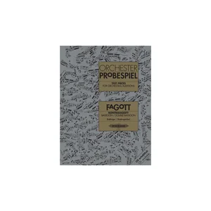 Edition Peters Orchester Probespiel Fagott