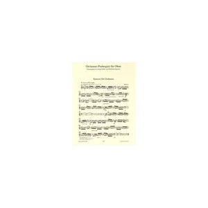 Edition Peters Orchester Probespiel Oboe