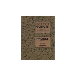 Edition Peters Orchester Probespiel Posaune