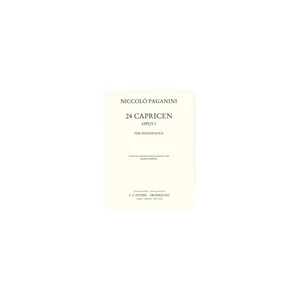 Edition Peters Paganini 24 Capricci Violin
