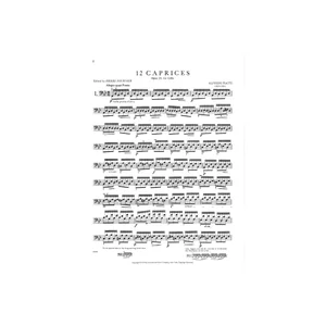 Edition Peters Piatti 12 Capricen op. 25