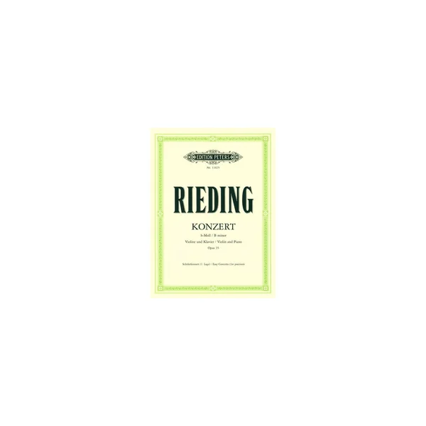 Edition Peters Rieding Konzert op. 35 Violine