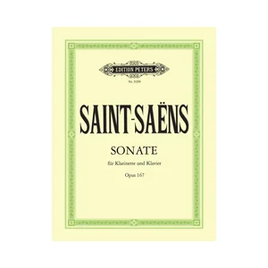Edition Peters Saint-Saëns Sonate Clarinet