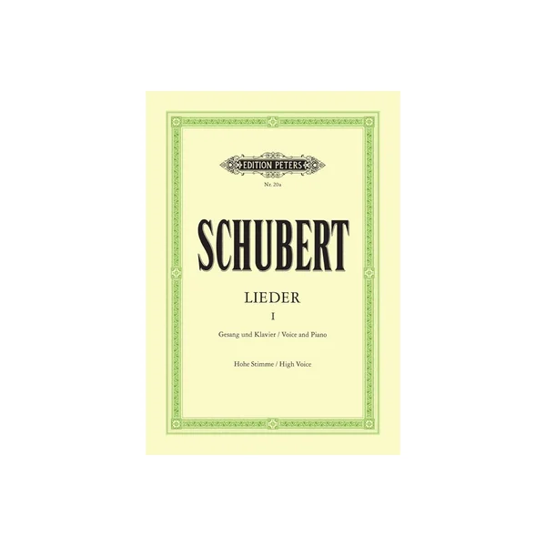 Edition Peters Schubert Lieder 1 High