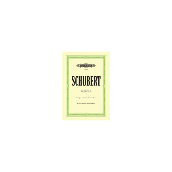 Edition Peters Schubert Lieder 1 Mittel