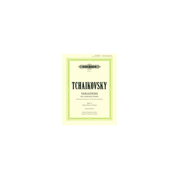Edition Peters Tschaikowsky Variationen Cello