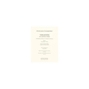 Edition Peters Tschaikowsky Variationen Cello