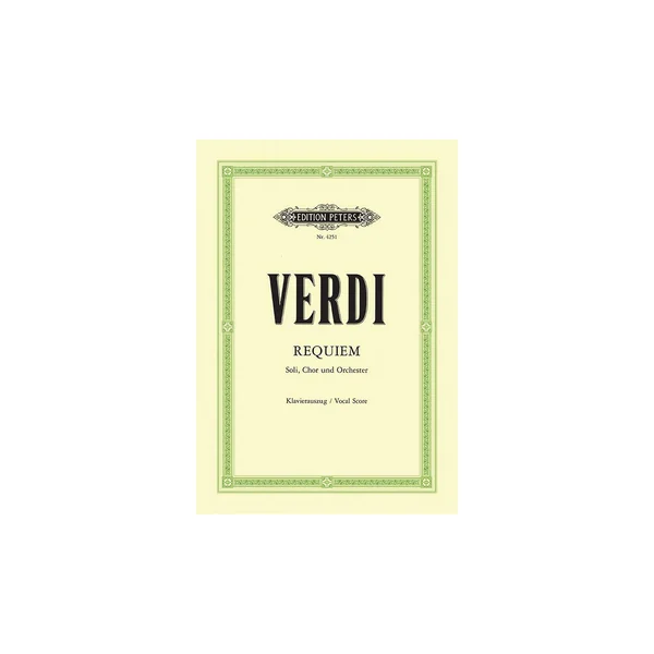 Edition Peters Verdi Requiem