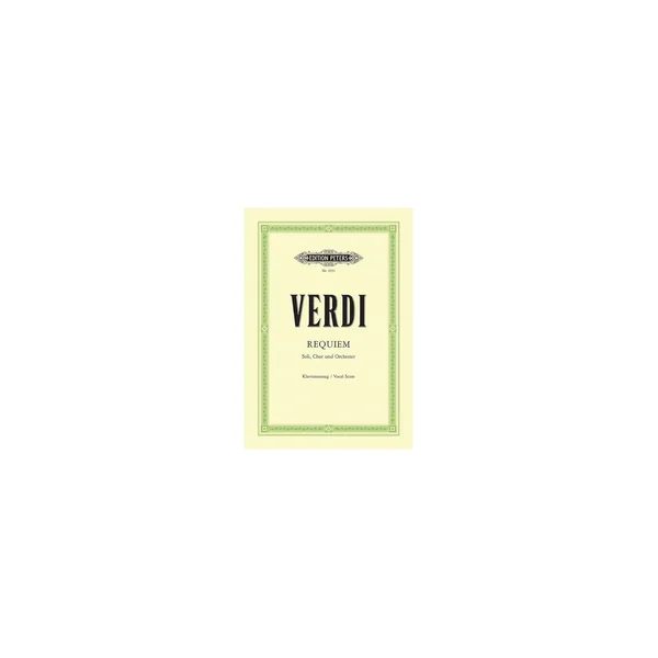 Edition Peters Verdi Requiem