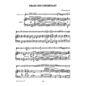 Edition Peters Weber Grand Duo Concertant