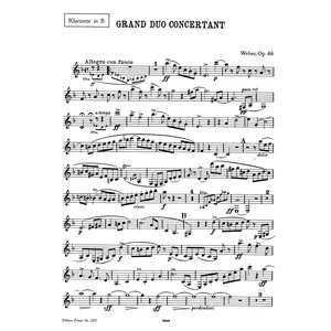 Edition Peters Weber Grand Duo Concertant