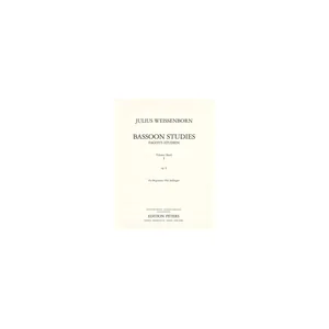 Edition Peters Weissenborn Fagott-Studien 1