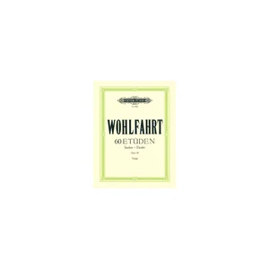 Edition Peters Wohlfahrt 60 Etüden Viola