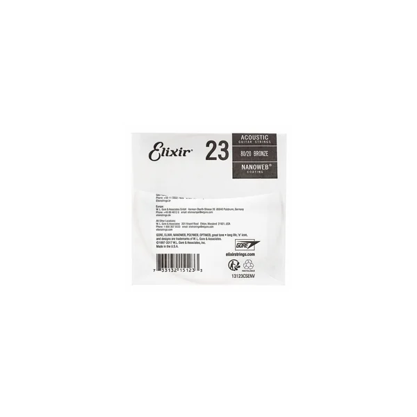 Elixir .023 Western Guitar