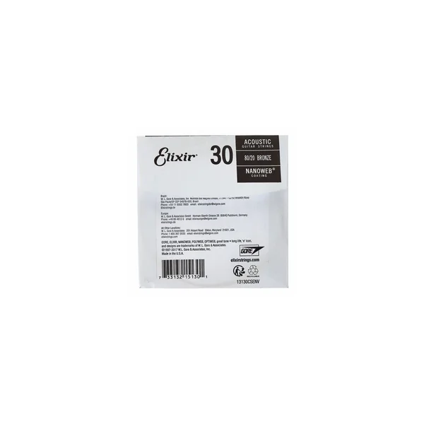 Elixir .030 Western Guitar