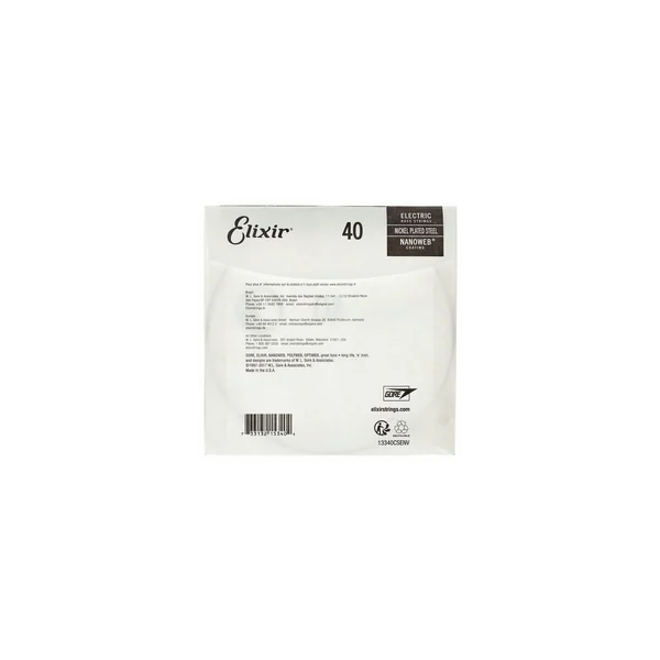 Elixir .040 El. Bass Single String