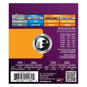 Elixir 11182 80/20 Bronze HD Light