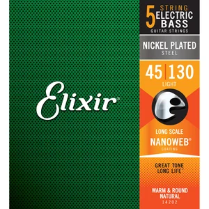 Elixir 14202 Nanoweb 5-String Light