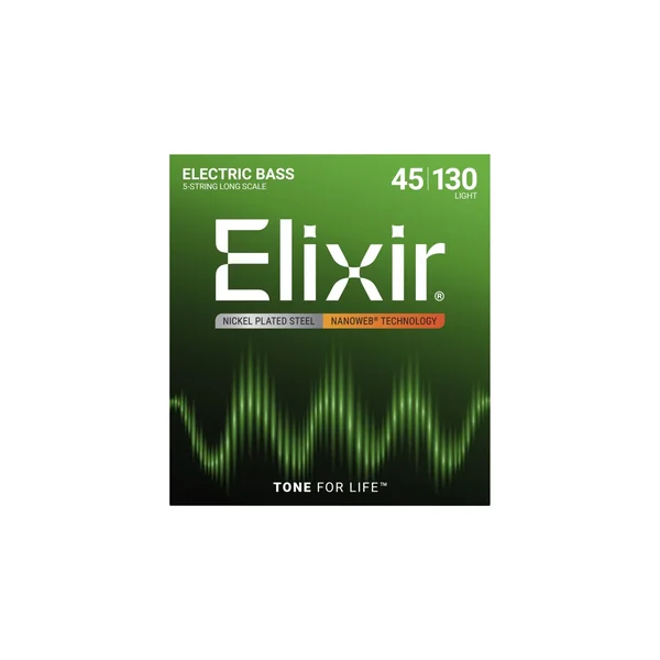 Elixir 14202 Nanoweb 5-String Light