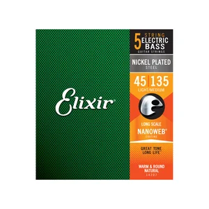 Elixir 14207 Nanoweb 5-Str. Light/Med