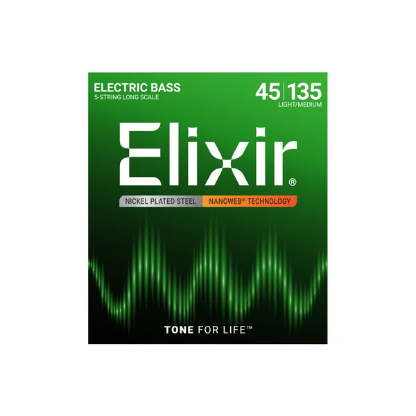Elixir 14207 Nanoweb 5-Str. Light/Med