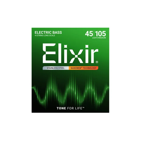 Elixir 14677 Stainless Steel L/M Bass