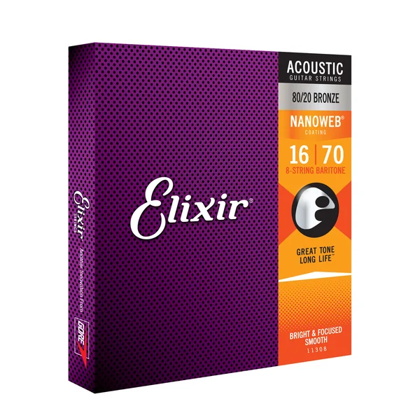 Elixir Nanoweb Baritone 8 String