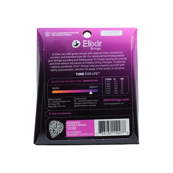 Elixir Nanoweb Custom Light Acoustic